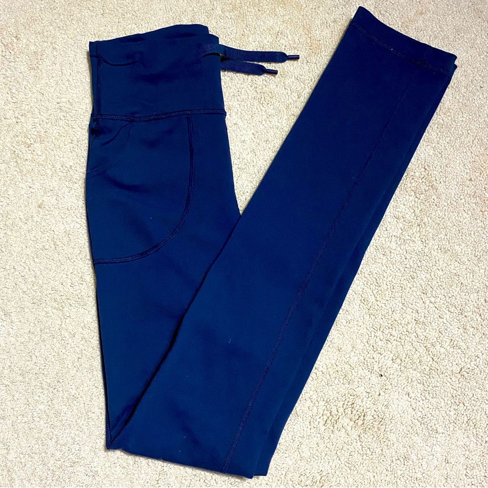 Lululemon straight leg legging navy